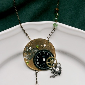 Duke Archie Bushbury - steampunk nyaklánc FOGLALVA - Meska.hu