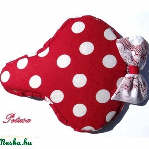 Bicikli üléshuzat ANNA RÉSZÉRE nyeregvédő kerékpár Fekete-fehér pöttyös  -  - Meska.hu