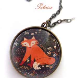 Róka Rókás nyaklánc Őszi, Ékszer, Nyaklánc, Medálos nyaklánc, Ékszerkészítés, MESKA