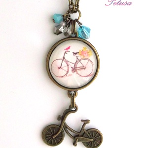 Biciklis Bringás Nyaklánc nyári  -  - Meska.hu