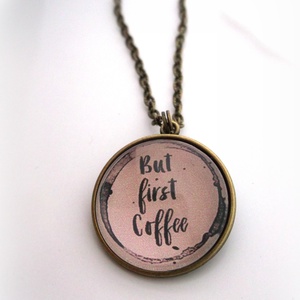 Kávé nyaklánc Kávés Coffee - ékszer - nyaklánc - medálos nyaklánc - Meska.hu