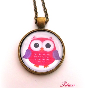 Baglyos bagoly nyaklánc ballagás - ékszer - nyaklánc - medálos nyaklánc - Meska.hu