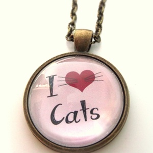 Macskás fülbevaló gyűrű szett cicás - ékszer - ékszerszett - Meska.hu