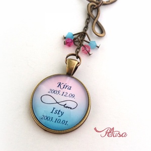 Páros kulcstartó Név névre szóló személyes pár szív - táska & tok - kulcstartó & táskadísz - kulcstartó - Meska.hu