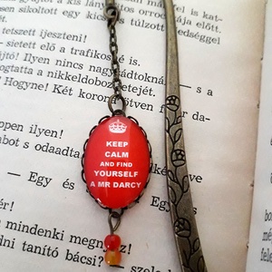 Büszkeség és balítélet könyvjelző Mr Darcy könyvmoly könyv vicces humor - könyv & zene - könyvjelző - Meska.hu