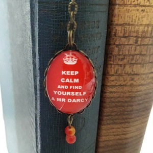 Büszkeség és balítélet könyvjelző Mr Darcy könyvmoly könyv vicces humor - könyv & zene - könyvjelző - Meska.hu