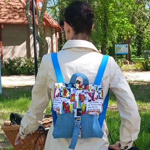 Pop-art farmer hátitáska, hátizsák - táska & tok - hátizsák - hátizsák - Meska.hu