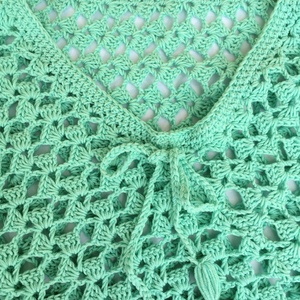 Menta poncsó - ruha & divat - női ruha - poncsó - Meska.hu Menta poncsó - ruha & divat - női ruha - poncsó - Meska.hu