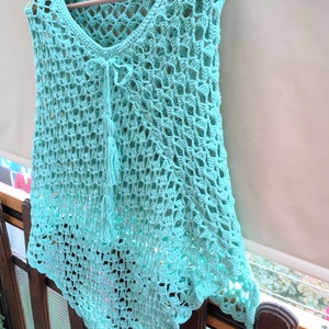 Menta poncsó - ruha & divat - női ruha - poncsó - Meska.hu Menta poncsó - ruha & divat - női ruha - poncsó - Meska.hu