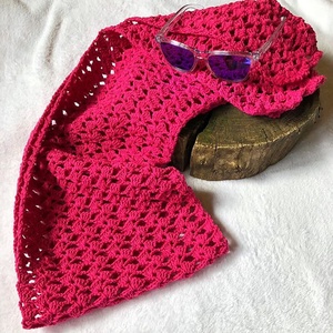 Pink sál - ruha & divat - sál, sapka, kendő - sál - Meska.hu Pink sál - ruha & divat - sál, sapka, kendő - sál - Meska.hu