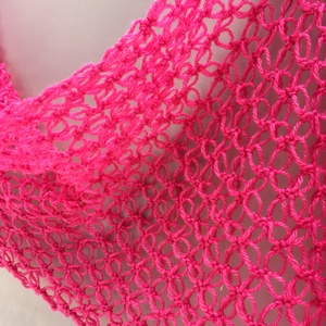 Salomon pink stóla  - ruha & divat - sál, sapka, kendő - stóla - Meska.hu