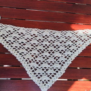 Drapp  horgolt  bandana kendő, Ruha & Divat, Sál, Sapka, Kendő, Kendő, Horgolás, MESKA