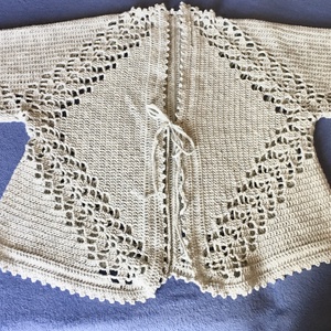 Hexagon kardigán - ruha & divat - női ruha - pulóver - Meska.hu