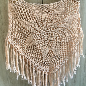 Barack poncsó  - ruha & divat - női ruha - poncsó - Meska.hu Barack poncsó  - ruha & divat - női ruha - poncsó - Meska.hu