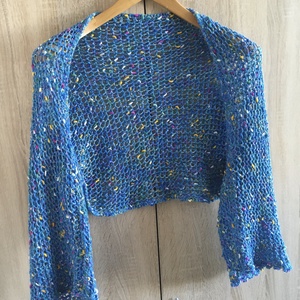 Kötött boho boleró  - ruha & divat - női ruha - bolero - Meska.hu