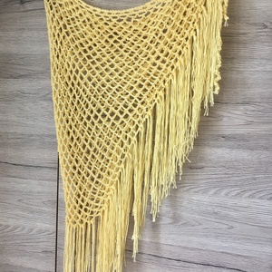 Sárga strand szoknya  - ruha & divat - női ruha - szoknya - Meska.hu