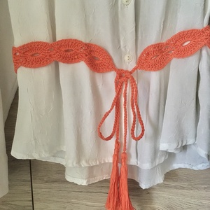 Orange bojtos öv - Meska.hu