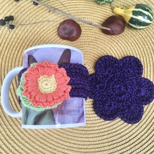 Lila bögre dísz  - otthon & életmód - dekoráció - asztal és polc dekoráció - asztaldísz - Meska.hu