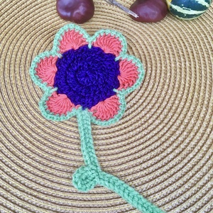 Virágos alátét, Otthon & Életmód, Dekoráció, Asztal és polc dekoráció, Asztaldísz, , MESKA