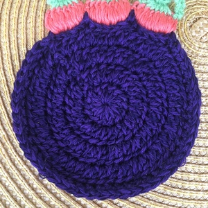 Sütőtökös bögrealátétek - otthon & életmód - dekoráció - asztal és polc dekoráció - asztaldísz - Meska.hu