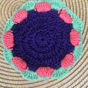 Sütőtökös bögrealátétek - otthon & életmód - dekoráció - asztal és polc dekoráció - asztaldísz - Meska.hu