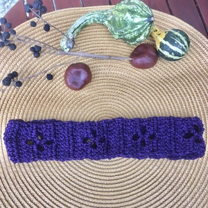 Lila hajpánt - Meska.hu