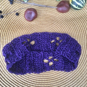 Lila hajpánt - ruha & divat - hajdísz & hajcsat - hajráf & hajpánt - Meska.hu