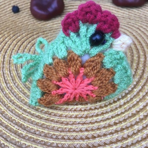 Horgolt tyúk 2., Otthon & Életmód, Dekoráció, Asztal és polc dekoráció, Asztaldísz, Horgolás, MESKA