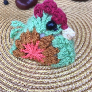 Horgolt tyúk 2. - otthon & életmód - dekoráció - asztal és polc dekoráció - asztaldísz - Meska.hu