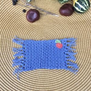 Sütőtökös bögreszőnyeg 2., Otthon & Életmód, Dekoráció, Asztal és polc dekoráció, Asztaldísz, Horgolás, MESKA