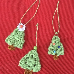 3 db-os karácsonyfa dísz  - Meska.hu