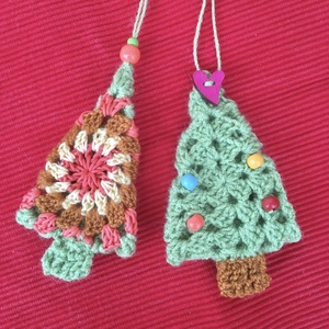 2 db-os karácsonyfa dísz  - Meska.hu