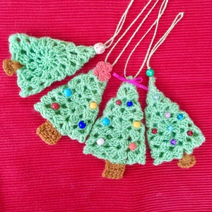 4 db-os karácsonyfa dísz 2. - Meska.hu