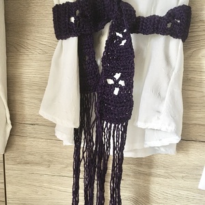 Lila öv, Ruha & Divat, Öv & Övcsat, Öv, Horgolás, MESKA