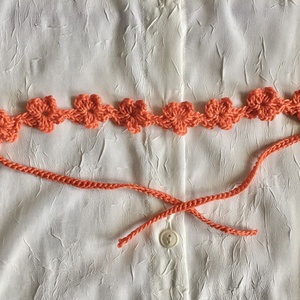 Narancs nyakpánt - ékszer - nyaklánc - nyakpánt, gallér - Meska.hu