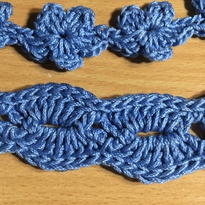 Kék szett  - ékszer - nyaklánc - nyakpánt, gallér - Meska.hu