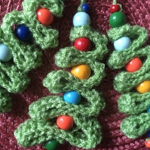 3 db-os �cikk-cakk karácsonyfa dísz  - karácsony - karácsonyi lakásdekoráció - karácsonyfadíszek - Meska.hu