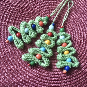 3 db-os �cikk-cakk karácsonyfa dísz  - karácsony - karácsonyi lakásdekoráció - karácsonyfadíszek - Meska.hu