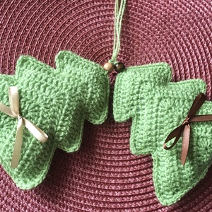 2 db-os karácsonyfa dísz  - karácsony - karácsonyi lakásdekoráció - karácsonyfadíszek - Meska.hu