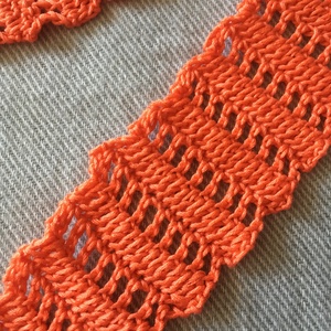 Narancs fejpánt - ruha & divat - sál, sapka, kendő - fejpánt - Meska.hu