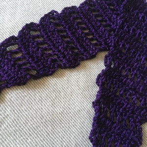 Lila fejpánt - ruha & divat - sál, sapka, kendő - fejpánt - Meska.hu