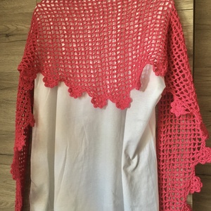 Pink kendő  - ruha & divat - sál, sapka, kendő - kendő - Meska.hu