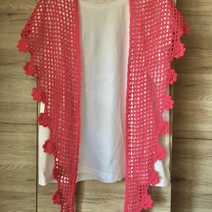 Pink kendő  - ruha & divat - sál, sapka, kendő - kendő - Meska.hu