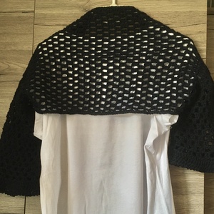 Fekete bolero - ruha & divat - női ruha - bolero - Meska.hu