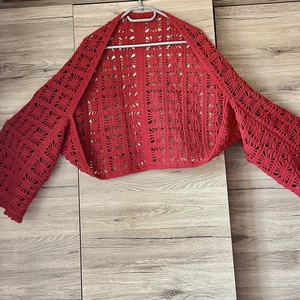 Borvörös  bolero/shrug - Meska.hu