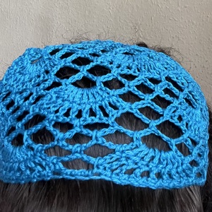 Óceán horgolt  bandana kendő - ruha & divat - sál, sapka, kendő - kendő - Meska.hu