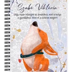 Személyre szabható - Cuki corgi kutyus mintás A6-os füzet, Otthon & Életmód, Papír, írószer, Jegyzetfüzet & Napló, , MESKA