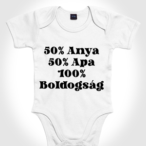 50% Anya + 50% Apa baba ruha, Ruha & Divat, Babaruha & Gyerekruha, Body, Mindenmás, MESKA