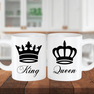 King és Queen páros bögre, Otthon & Életmód, Konyhafelszerelés, tálalás, Tálalás, Bögre & Csésze, Mindenmás, MESKA