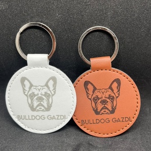 Bulldog gazdis kulcstartó - táska & tok - kulcstartó & táskadísz - kulcstartó - Meska.hu